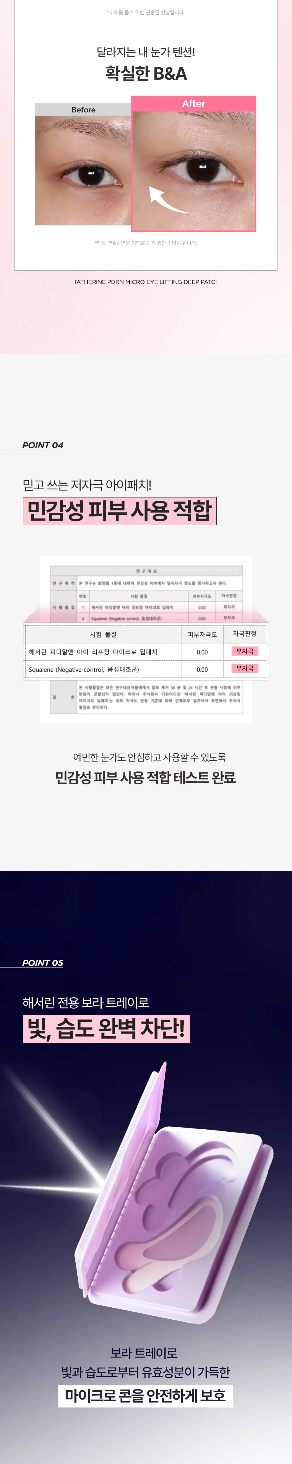 [1+1 / 눈밑+눈꼬리 동시케어] 해서린 PDRN 아이 리프팅 마이크로 딥패치 1+1 기획 상세페이지 29
